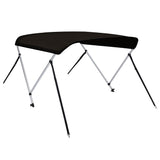 Bimini VidaXL 2 łuki, 180x130x110 cm, czarne