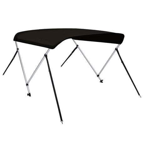 Bimini VidaXL 2 łuki, 180x130x110 cm, czarne