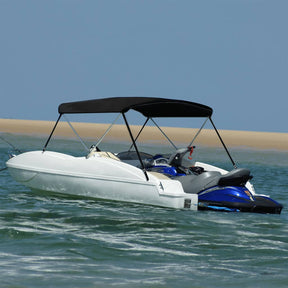 Bimini VidaXL 2 łuki, 180x130x110 cm, czarne