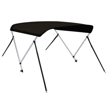 Bimini VidaXL 2 łuki, 180x150x110 cm, czarne