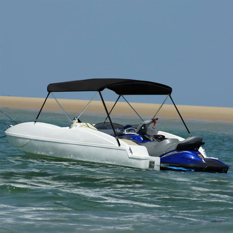 Bimini VidaXL 2 łuki, 180x150x110 cm, czarne