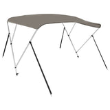 Bimini VidaXL górne 3 łuki, 183x140x137 cm, szare