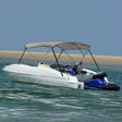 Bimini VidaXL górne 3 łuki, 183x140x137 cm, szare