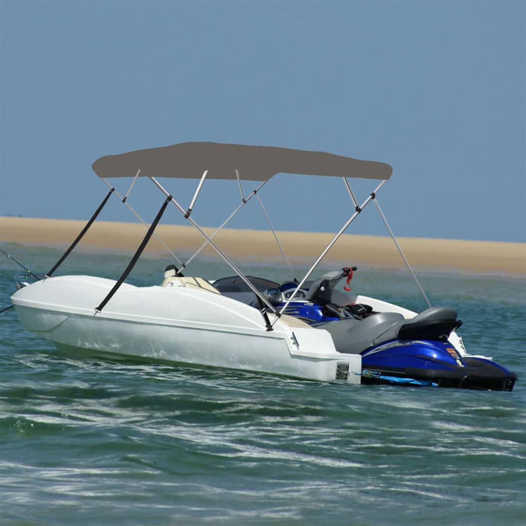 Bimini VidaXL 4 łuki, 243x244x137 cm, szare