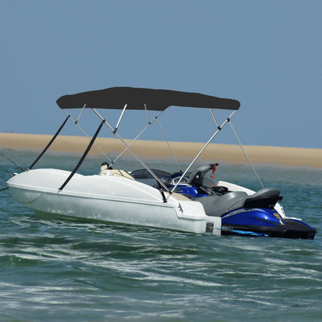 Bimini VidaXL 4 łuki, 243x244x137 cm, czarne