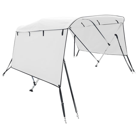 Bimini VidaXL górne 3 łuki ze ściankami bocznymi 183x(154-167)x137 cm