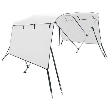 Bimini VidaXL górne 3 łuki ze ściankami bocznymi 183x(170-182)x137 cm