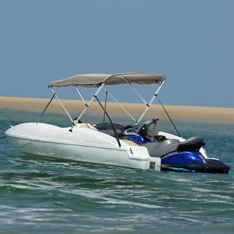 Bimini VidaXL górne 3 łuki ze ściankami bocznymi 183x(170-182)x137 cm