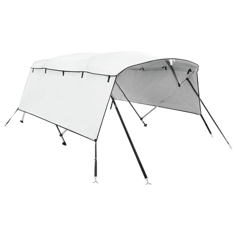 Bimini VidaXL 4 łuki ze ściankami bocznymi 243x(185-198)x137 cm