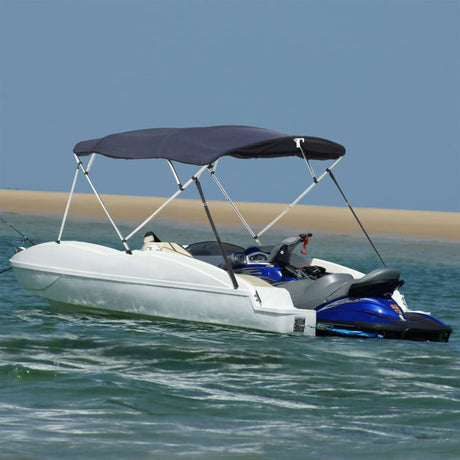 Bimini VidaXL 4 łuki ze ściankami bocznymi 243x(170-182)x137 cm
