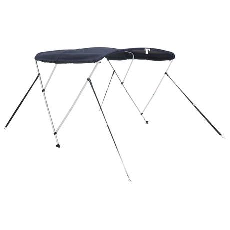 Bimini VidaXL górne 3 łuki ze ścianami bocznymi z siatki 183x(170-182)x137 cm