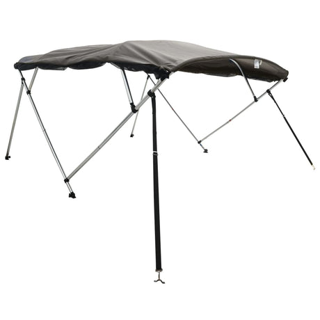 Bimini VidaXL górne 4 łuki ze ścianami bocznymi z siatki 243x(185-198)x137 cm