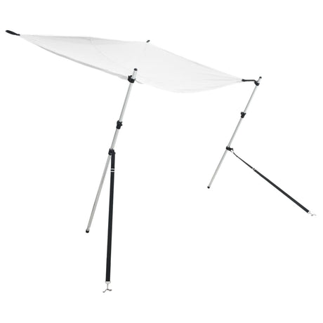 T-top z zasłoną VidaXL 170x208x (115-183) cm, biały