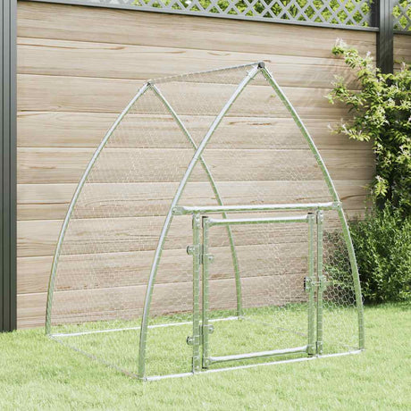 Kurnik Vidaxx 100x105x120 cm stal ocynkowana w kolorze srebrnym