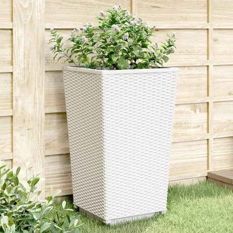 Donice Vidaxx 2 szt. 32,5x32,5x57 cm polipropylen biały