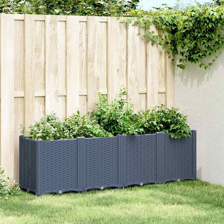 Sadzarka Vidaxx 160x40x53 cm polipropylen niebiesko-szary