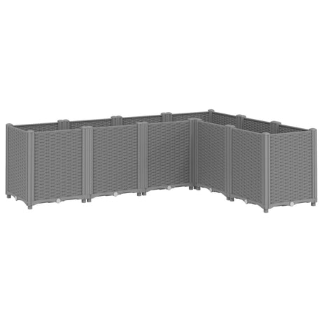 Sadzarka Vidaxx 160x120x53 cm polipropylen jasnoszary