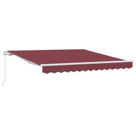 Markiza Vidaxx rozkładana ręcznie 300x250 cm bordowo-czerwona