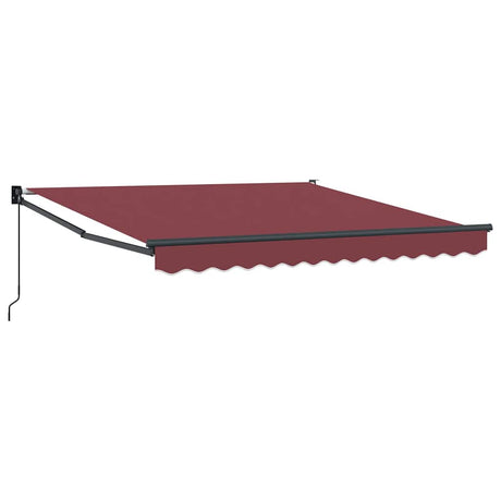 Vidaxl luifel handmatig uittrekbaar 300x250 cm bordeauxrood