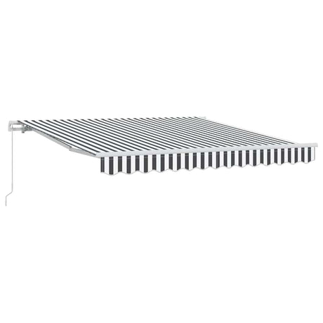 Markiza Vidaxx rozkładana ręcznie 300x250 cm antracytowo-biała