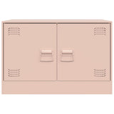 Vidaxl tv-meubel 67x39x44 cm staal roze