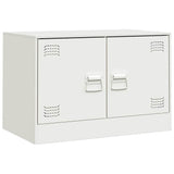 Vidaxl tv-meubel 67x39x44 cm staal wit