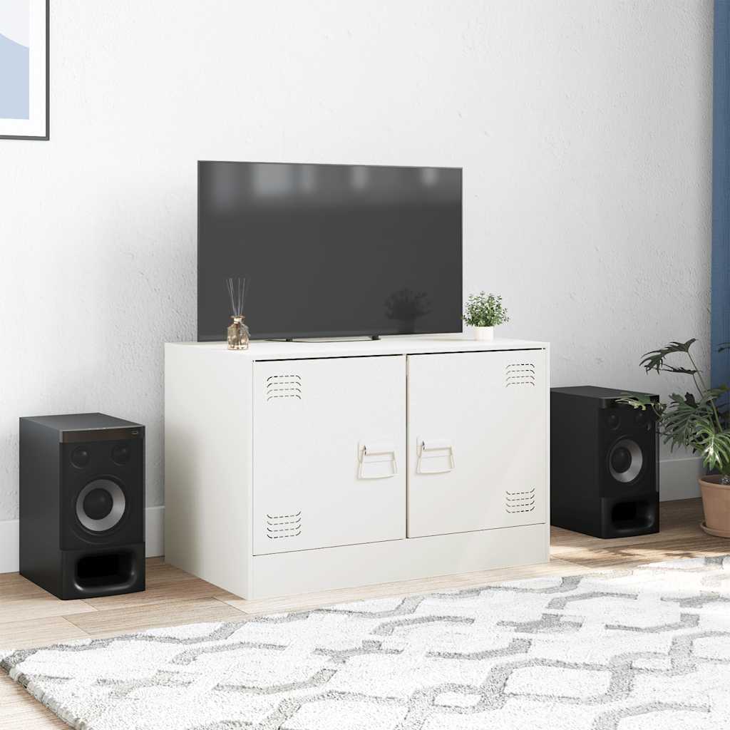 Vidaxl tv-meubel 67x39x44 cm staal wit