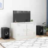 Vidaxl tv-meubel 67x39x44 cm staal wit
