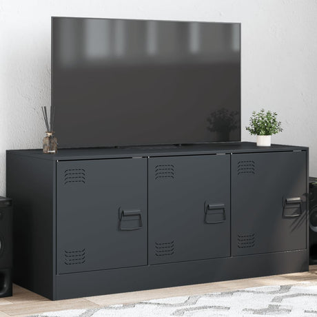 Vidaxl tv-meubel 99x39x44 cm staal antracietkleurig