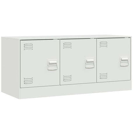 Vidaxl tv-meubel 99x39x44 cm staal wit