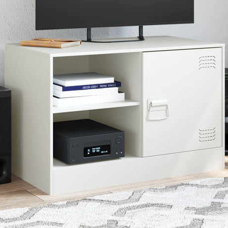 Vidaxl tv-meubel 67x39x44 cm staal wit