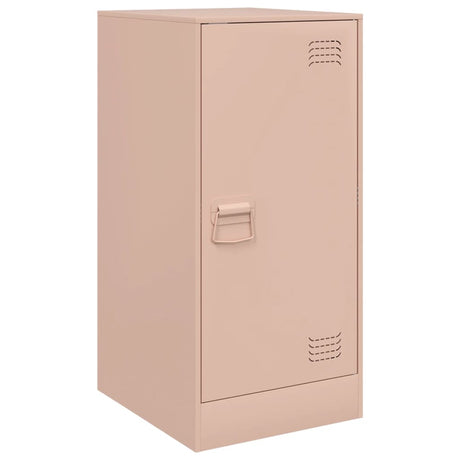 Vidaxl dressoir 34,5x39x73 cm staal roze