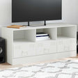 Vidaxl tv-meubel 99x39x44 cm staal wit
