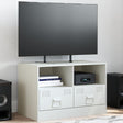 Vidaxl tv-meubel 67x39x44 cm staal wit