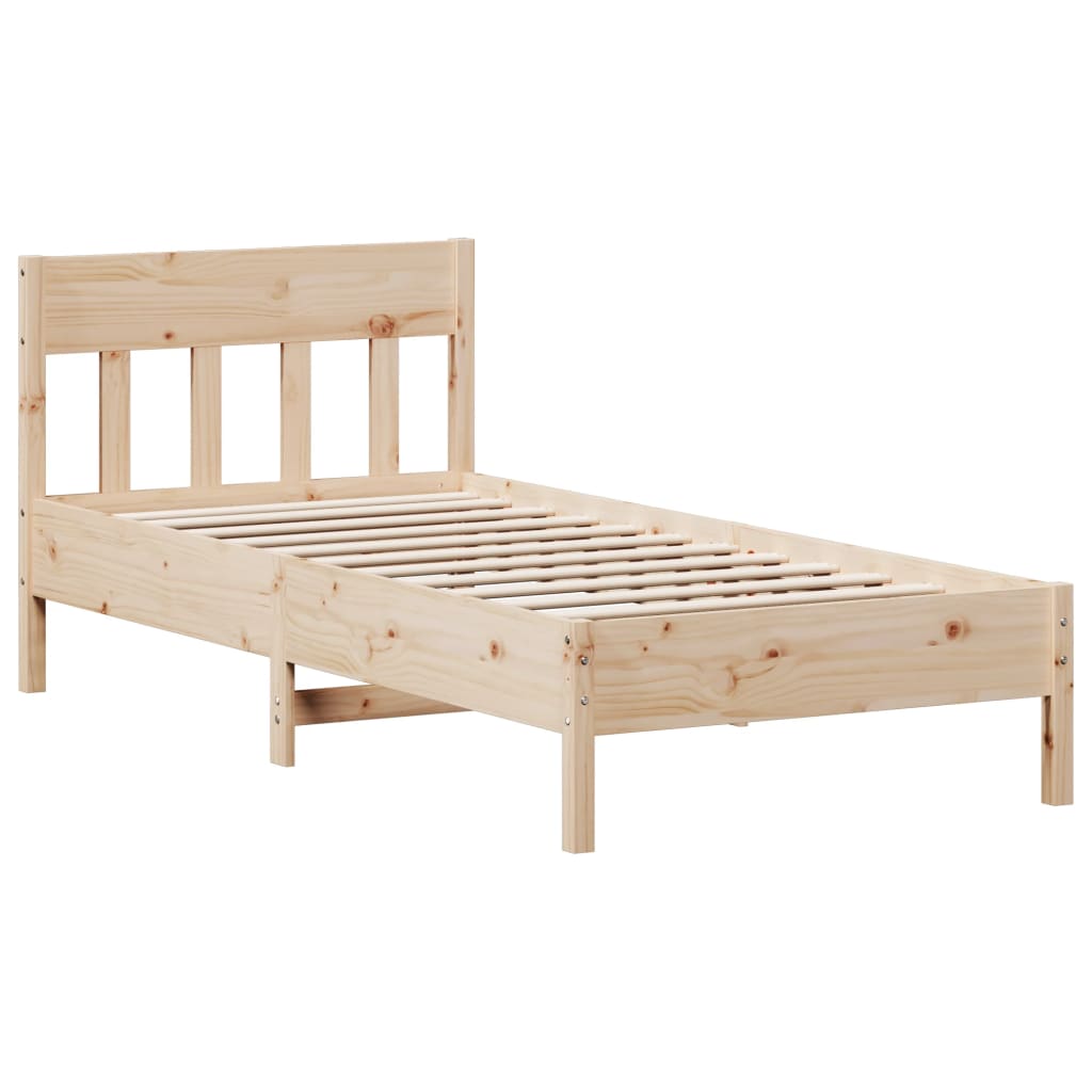 Vidaxl bedframe zonder matras massief grenenhout 90x190 cm