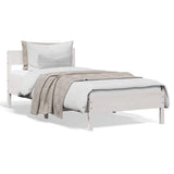 Vidaxl bedframe zonder matras massief grenenhout wit 90x190 cm