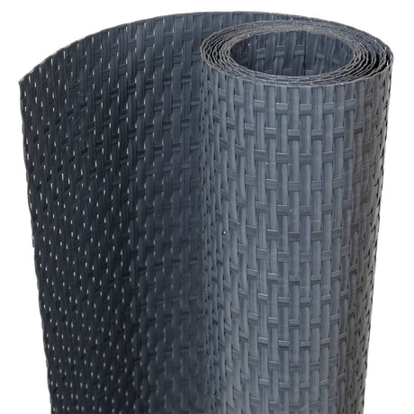 Parawan balkonowy Vidaxx 1000x90 cm polirattan antracyt