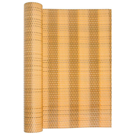 Parawan balkonowy Vidaxx 1000x100 cm polirattan jasnobrązowy