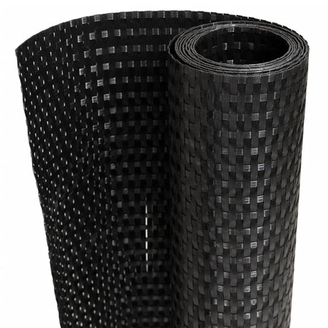 Parawan balkonowy Vidaxx 400x90 cm polirattan czarny