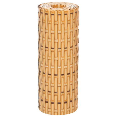 Parawany balkonowe Vidaxx 10 szt. 255x19 cm polirattan jasnobrązowy