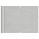 Vidaxl balkonscherm 75x800 cm 100% oxford polyester lichtgrijs