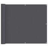 Vidaxl balkonscherm 90x800 cm 100% oxford polyester antracietkleurig
