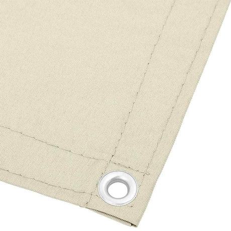 Parawan balkonowy Vidaxx 75x800 cm 100% poliester oxford w kolorze kremowym