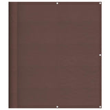 Parawan balkonowy Vidaxx 120x800 cm 100% poliester oxford brązowy