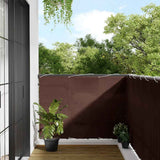 Parawan balkonowy Vidaxx 120x800 cm 100% poliester oxford brązowy