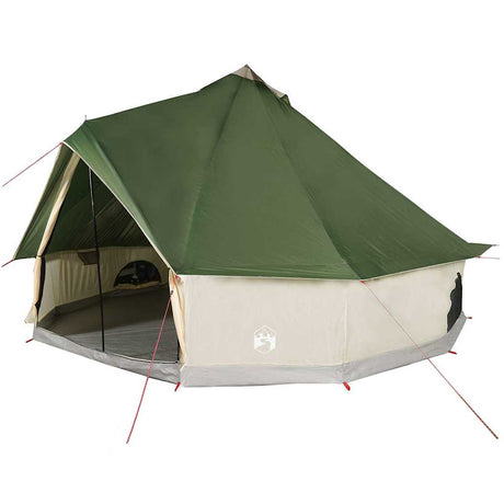 Namiot tipi Vidaxl dla rodziny 12 osób, wodoodporny, zielony