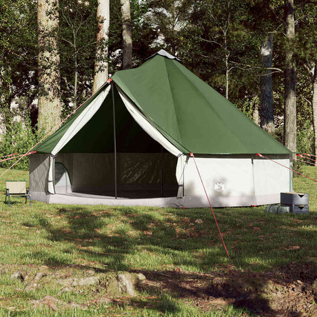 Namiot tipi Vidaxl dla rodziny 12 osób, wodoodporny, zielony