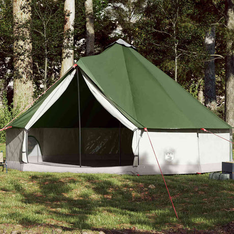 Namiot tipi Vidaxl dla rodziny 12 osób, wodoodporny, zielony
