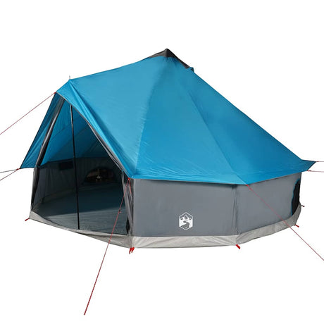 Namiot tipi Vidaxl dla rodziny 12 osób, wodoodporny, niebieski