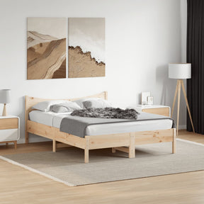 Vidaxl bedframe zonder matras massief grenenhout 120x190 cm